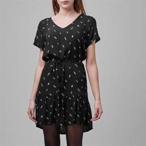 Jack Wills Launders Leaf V-Neck Dress